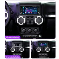 Radio Mobil Android 7" untuk Jeep dengan Tombol Putar, Pemutar Multimedia Mobil, CarPlay Nirkabel, Navi Otomatis, Layar Sentuh Kapasitif IPS 1024x600