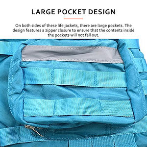 Chaleco salvavidas. Chaleco salvavidas Torrent estimulado por flujo de agua Control de inundaciones y equipo de seguridad de rescate de emergencia - Product Image 6