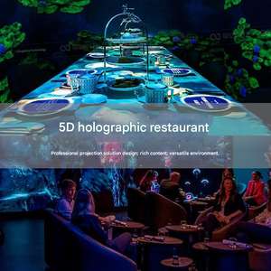 Projection mapping immersive interactive à 360 degrés, centre commercial, restaurant, musée, projection mapping - Product Image 1