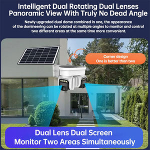 Cámara de Seguridad Exterior Dual PTZ Rscamtom, Cámara Solar con Visión Nocturna a Todo Color y Detección de Movimiento - Product Image 6