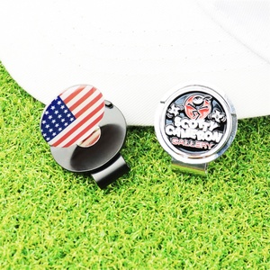 Magnetic Hat Clip Only for <b>Golf</b> Ball Marker Magnetic Caps Divot Hat Stainless Holders Repair Bling Hats Iron Clip Creative Tools - Product Image 2