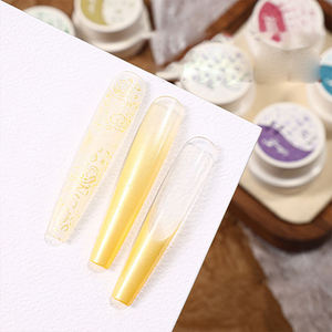 AILANUO <b>Natural</b> Resin 6-color Satin Jacquard Polishing Creative <b>Painting</b> Gel Polishing OEM Multi-cup Private Label - Product Image 2