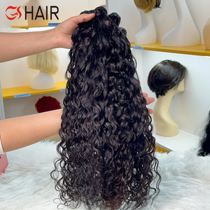 Paquetes de cabello virgen de vendedores al por mayor GS, cutícula alineada, Onda de agua de cabello sin procesar, color natural de cabello crudo vietnamita de calidad - Product Image 1