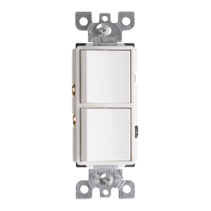 Interrupteur de lumière PC américain 15A Interrupteur électrique 2 groupes 1 voie <span class=keywords><strong>pour</strong></span> usage domestique Interrupteur pris en charge Max 120V - Product Image 3