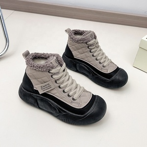 Nuovo Design con plateau nero stivaletti da bambina <span class=keywords><strong>scarpe</strong></span> da esterno inverno caldo nuovi stivaletti da donna all'ingrosso stivaletti da donna - Product Image 6