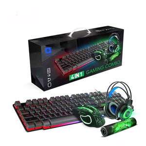 Set 4-in-1 al Miglior Prezzo: <span class=keywords><strong>Tastiera</strong></span> Gaming Cablata con Illuminazione RGB, Mouse, Cuffie e Tappetino Mouse - Product Image 2