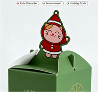 Boîte cadeau de Noël Xiyu en forme de pomme, boîte d'emballage en papier pour fruits, petite boîte cadeau vide pour les fêtes, vente en gros