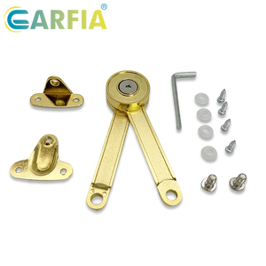 Soporte de tapa con parada libre y bisagra plegable para armario, ropero, caja de juguetes, sistema de elevación y soporte de solapa - Product Image 1