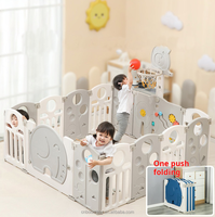 Parc de jeu pour bébé de luxe, multi-combinaison, parc de jeu pour tout-petits, pliable, intérieur, clôture de sécurité en plastique, pour enfants