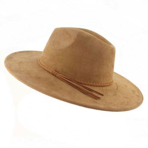 29 Colors Wholesale Custom Wide 10cm Brim Fedora <b>Hats</b> Unisex Water Drop Shape Retroexcavadora Sauna <b>Hat</b> Party Four Seasons - Product Image 6