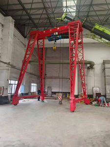 Grú<span class=keywords><strong>a</strong></span> pórtico <span class=keywords><strong>de</strong></span> una sola viga <span class=keywords><strong>de</strong></span> 5 <span class=keywords><strong>toneladas</strong></span> con rieles certificados CE e ISO, adecuada para uso en interiores y exteriores - Product Image 2