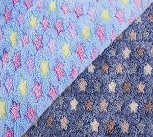 Pentagramme-Flare Double Face Flanelle Tissu Brossé Tricoté Pet Mat Couverture Pyjamas et Robe de Chambre avec Impression Couleur pour Jouets - Product Image 1