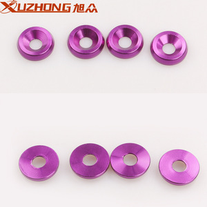 ตัวยกฝากระโปรงอะลูมิเนียม Xuzhong ขนาด 95x24x21 มม. สีม่วง สำหรับดัดแปลงรถยนต์ Civic - Product Image 5