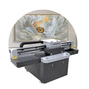 large format flat uv printer machine for printing phone cases 9060 optical frame uv logo printer