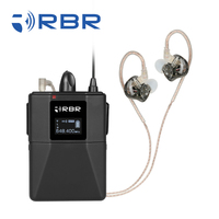 Système de monitoring intra-auriculaire sans fil stéréo UHF RBR TR50 pour la scène