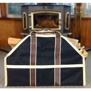 BSCI factory Supersized Canvas Firewood Wood <b>Carrier</b> <b>bag</b> Log Camping Outdoor Holder Carry <b>storage</b> <b>bag</b> Wood Canvas <b>Bag</b> - Product Image 6