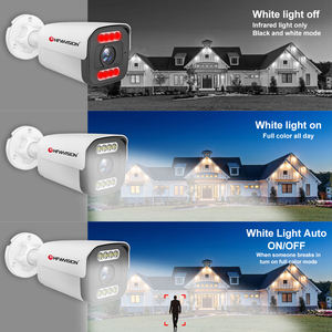 HFwvision HDナイトビジョンスマートホーム4K防犯カメラPOE AIアラーム双方向オーディオVMYCAM車両モーション検出CCTVカメラ - Product Image 2