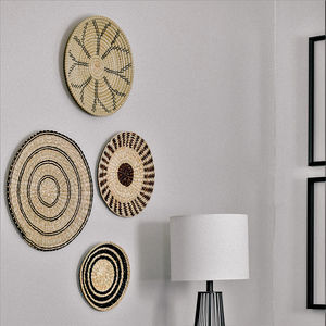 Décoration mexicaine pour restaurant, décorations murales traditionnelles, paniers muraux africains, idées de décoration murale en jonc de mer pour la chambre à coucher, arts pour la maison - Product Image 3