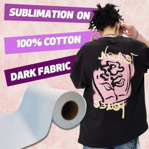 Rouleau de papier transfert blanc de haute qualité, séchage rapide, pour sublimation à chaud sur vêtements et t-shirts - Product Image 4