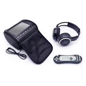 9 inch Car Headrest monitor universal Pillow Car Headrest DVD with Multi-function