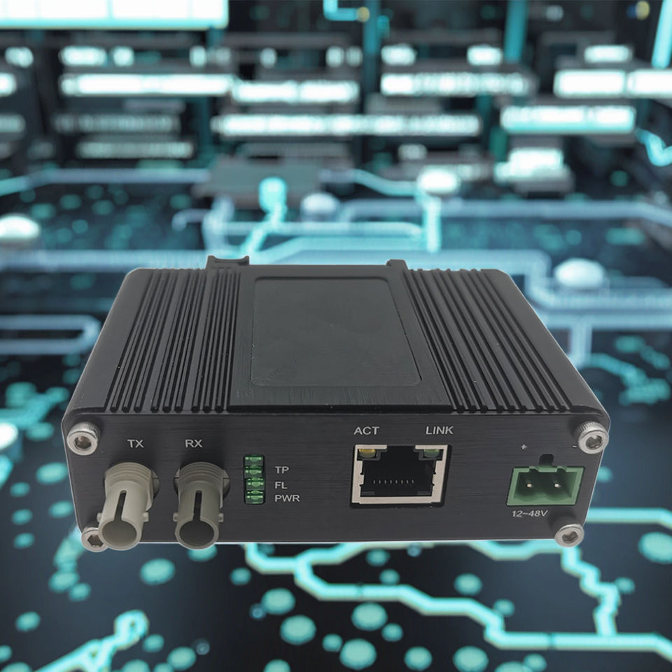 Mini Industrial 10BASE-T to 10BASE-FL Ethernet Media Converter in Stock