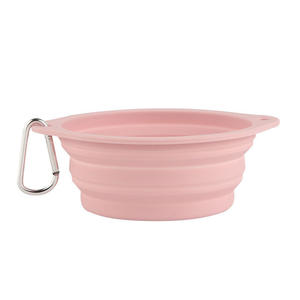 Складная силиконовая чаша с индивидуальным логотипом, портативный силиконовый коврик для домашних животных, миска для еды - Product Image 1