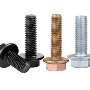 Bulk-Stock Grade 8.8 10.9 Carbon Steel Flange Bolt Fastener, DIN6921 Zinc /Black / HDG Bolt Nut Assembly Ready for Fast Shipping - Product Image 1