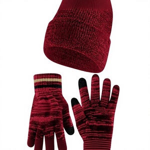 Gorro de Punto Informal Unisex, Paquete de 4 Gorros de Invierno para Adultos, Gorras Cálidas para Viajar, 100% Acrílico, Jacquard Estampado - Product Image 3