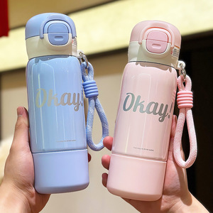 Bien! Botella de Agua Aislada de Acero Inoxidable de 500 ml, Doble Pared, al Vacío, para Niños, Uso Escolar, Invierno 2025 - Product Image 5