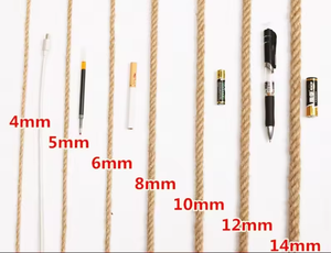 <span class=keywords><strong>Corde</strong></span> de Jute naturelle haute résistance 1mm-30mm <span class=keywords><strong>corde</strong></span> torsadée <span class=keywords><strong>corde</strong></span> de chanvre de Manille - Product Image 6