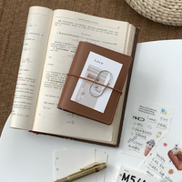 M5 PU-Leder DIY Notizbuch-Einband Tagebuch Schreibjournal Langlebige Bindung Glatte Textur Notizbuch
