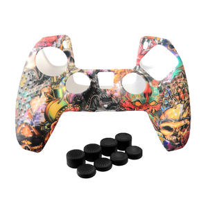 Funda de silicona extra gruesa para Playstation 5 <span class=keywords><strong>PS5</strong></span> Controller Protecective Skin & Thumb Grips para DualSense Mixcolor Cover - Product Image 6