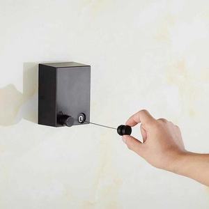 Sèche-<span class=keywords><strong>linge</strong></span> rétractable en acier inoxydable de 4,2 m pour intérieur et extérieur, à suspendre au mur, extensible, pour laver les vêtements, ligne de séchage rétractable - Product Image 1