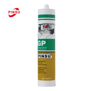 Adhesivo y Sellador de Silicona Ácida PINSU GP de Alta Adhesión para Sellado de Bordes de Placas de Aluminio para Techos, Venta al Por Mayor - Product Image 1