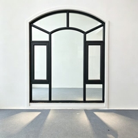 Ventana Abatible Vertical de Aluminio con Triple Vidrio Aislante, con Malla de Acero Inoxidable y Diseño Minimalista