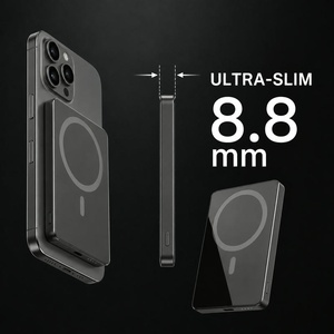 Cargador Inalámbrico Magnético de 5000mAh, Batería <span class=keywords><strong>Externa</strong></span> Recargable Compacta para iPhone 18 Pro Max 17 16 15 14 13 - Product Image 5