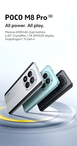 Téléphones mobiles POCO M8 <span class=keywords><strong>Pro</strong></span>, écran AMOLED incurvé quadruple de 6,83 pouces, appareil photo principal de 50 mégapixels, prend en charge la charge rapide filaire 100W, 5.4 - Product Image 4