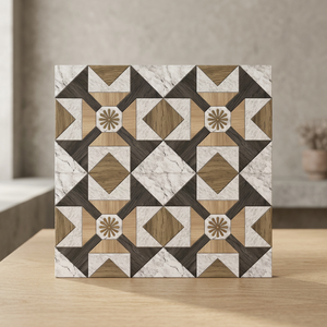 Carreaux muraux en céramique numérique Elevation 300x300mm, finition brillante ou mate, série de décoration murale, carreaux de sol extérieurs antidérapants à connecter - Product Image 3