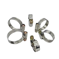 Collier de serrage de style allemand AISI 201, largeur 9 mm et 12 mm, fournisseur en gros, pièces de réparation et d'entretien automobile, connexion robuste, accessoire métallique