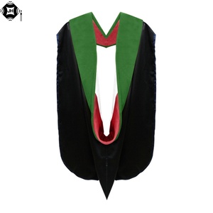 Capas de Graduación de <span class=keywords><strong>Doctorado</strong></span> de Alta Calidad Personalizadas de Fábrica OEM con Terciopelo de Lujo, Venta al por Mayor - Product Image 5