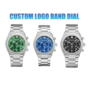 Reloj de Moda de Lujo con Cronógrafo de Cuarzo, Esfera de Cristal de 44 mm, Correa de Acero Inoxidable con Servicios Personalizados para Hombre - Product Image 2