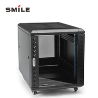 CHNSMILE OEM Armoires informatiques personnalisées Boîtiers métalliques en acier inoxydable et aluminium Armoires de serveurs murales 4U/6U/9U