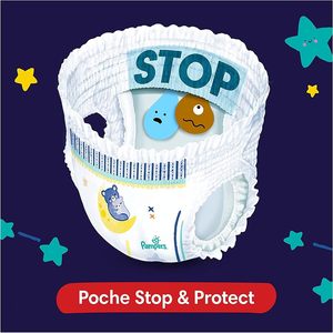 Vente en gros de couches-culottes blanches en tissu non tissé, taille 4 (9-15 kg), super absorbantes pour bébés, protection anti-fuites à 360 degrés - Product Image 2