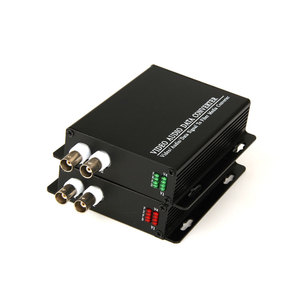 1 par 2 canal RS485 devolver datos 960 P HD-CVI de fibra óptica a BNC Digital Video convertidor transmisor receptor - Product Image 3