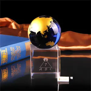 Cristal troféu cristal esfera bola cristal lâmpada bolas logotipo personalizado
