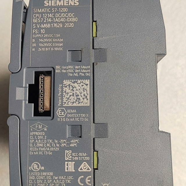 CPU Module for PLC 6ES72141AG400XB0 6ES7214-1AG40-0XB0