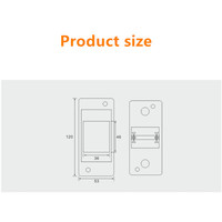 Boîte de distribution d'alimentation extérieure étanche IP66 en ABS EKYK HT-2 avec panneau de disjoncteurs 10-63A 250V 8 prises Gris