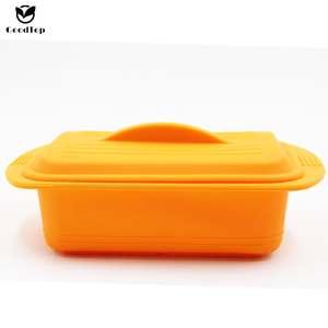 Silicone Lunch Containers with Lids - Oven and Microwave Safe - Silicone Food Storage Box