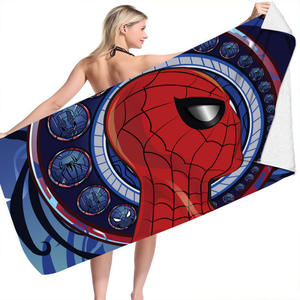 Spider-Man Cartoon Series Toallas de playa Microfibra de doble cara Fleece Natación Toallas de baño Toallas de secado rápido - Product Image 4