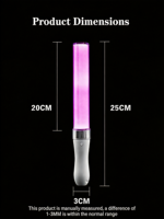 Bâton lumineux en plastique OEM pour événements, logo personnalisable imprimé, décoration promotionnelle portable, publicité commerciale